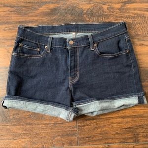 Levi's Mid Length Rolled Cuff Shorts